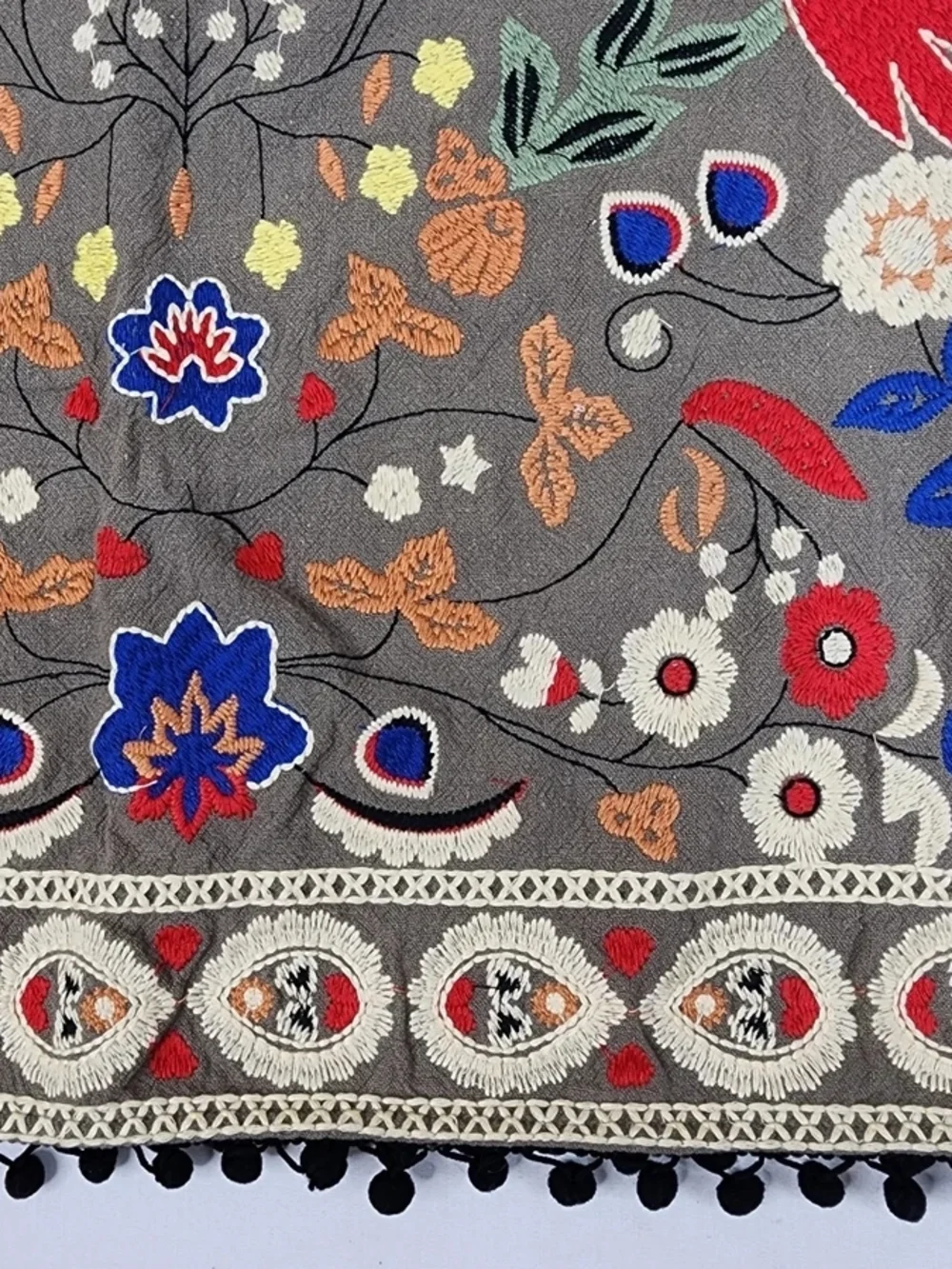 Alt'rd State Embroidered Floral Boho Skirt Size Med - Large